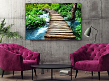 Obraz Drevený mostík 1930